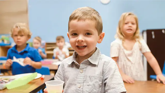 an image of preschool kids at first baptist Bentonville